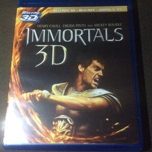 Immortals 3D Blu Ray